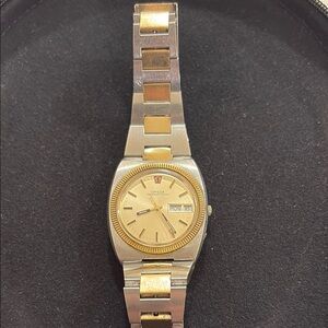 Omega Gold and Silver Watch